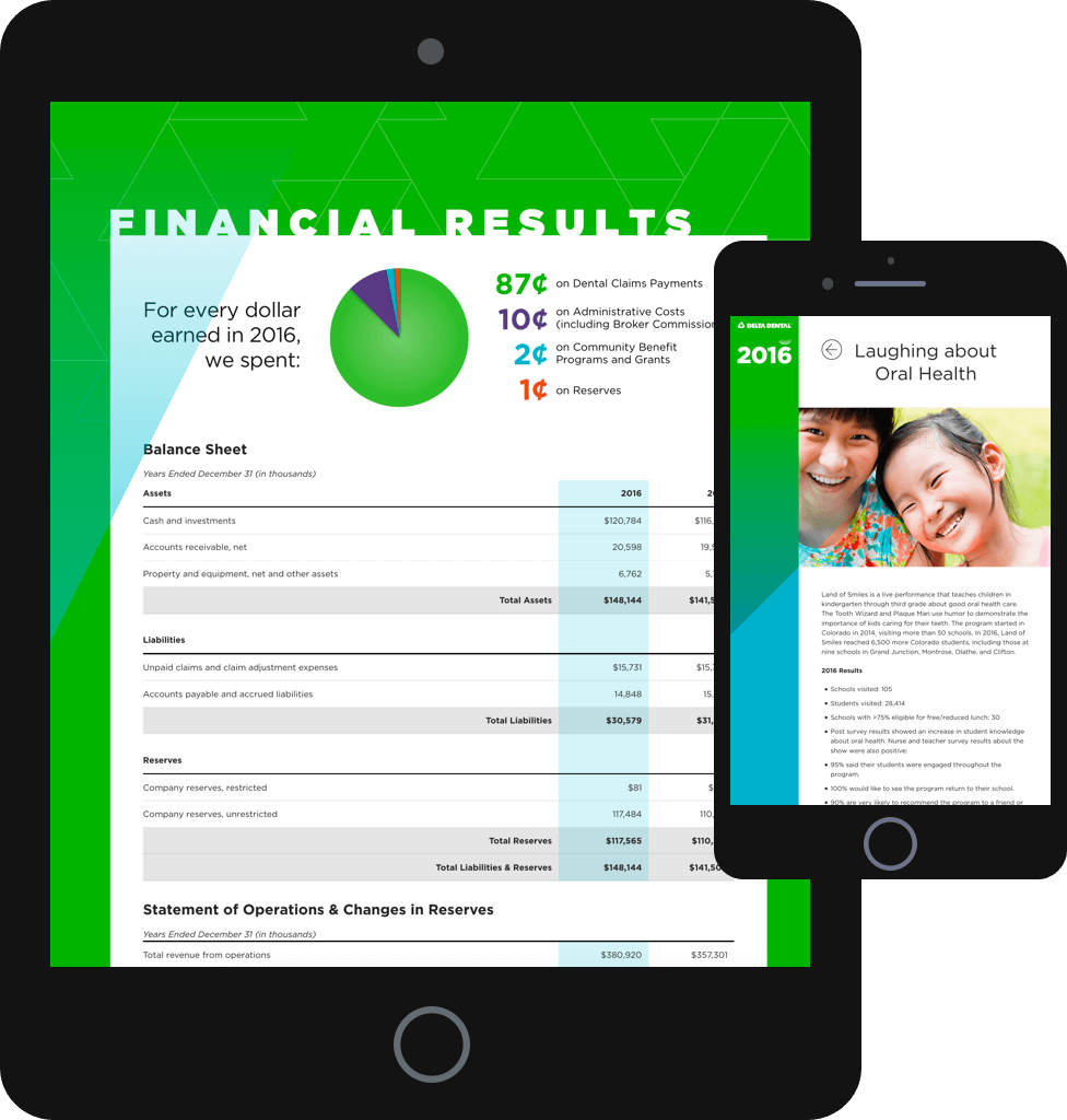 Delta Dental of Colorado 2016 Annual Report